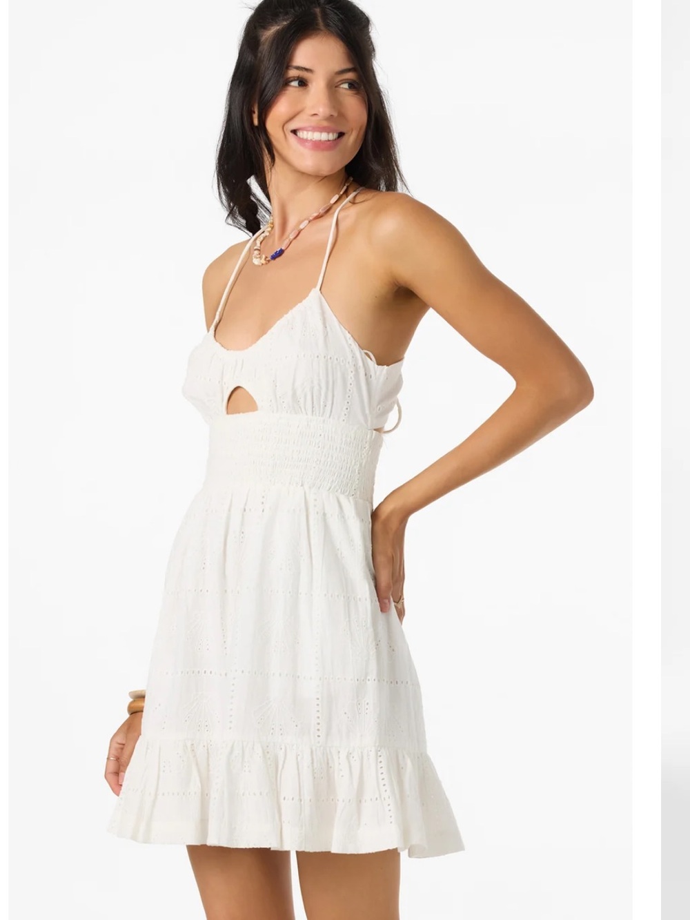 O’Neill Adelaide Mini Dress White XS